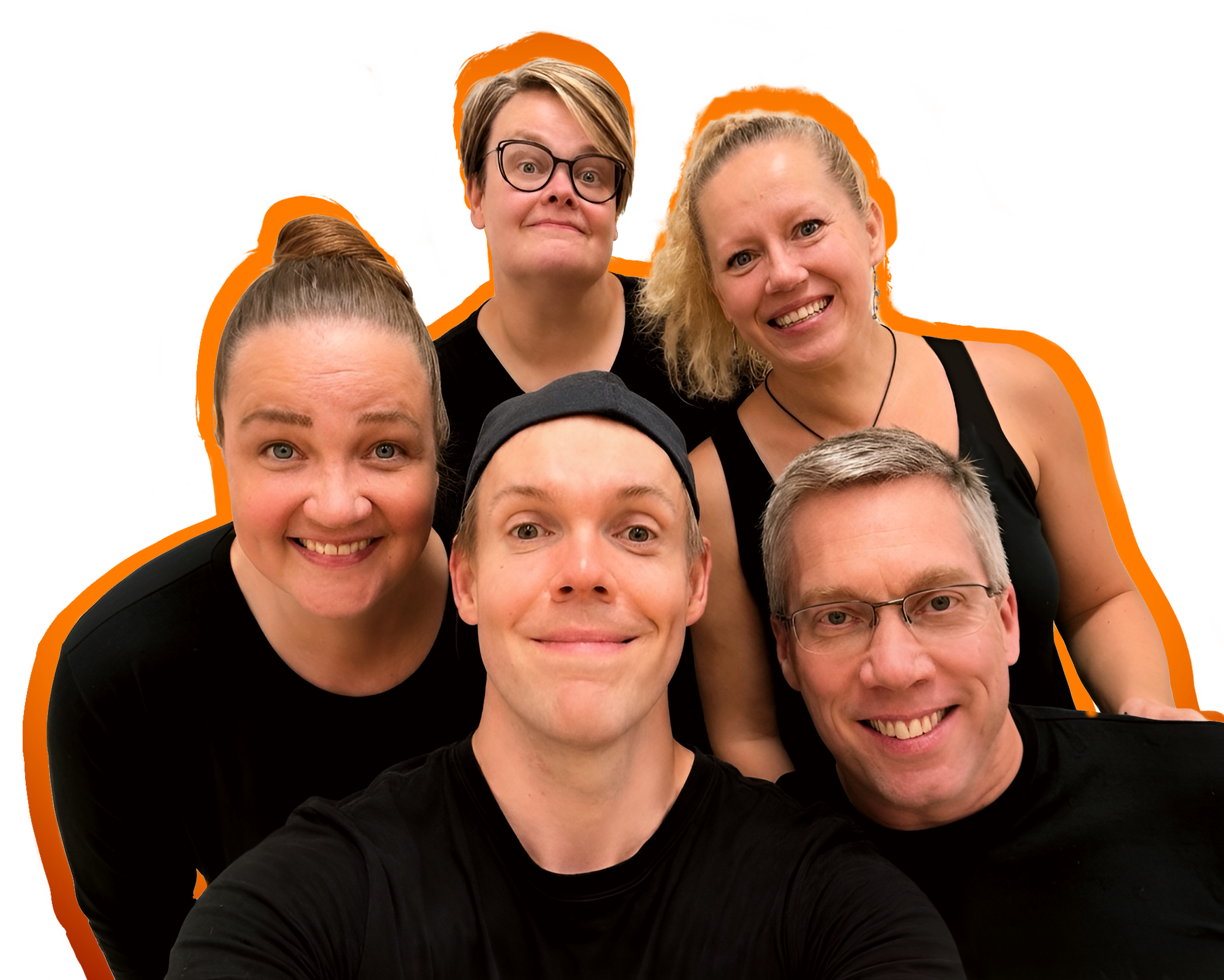 Kuva Kureliivit ja jaloimmat reidet improvisaatioteatteriryhmästä